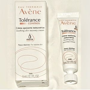 Avene Eau Thermale Tolerance Control Recovery Soothing Cream 0.1 OZ 5mL. Travel